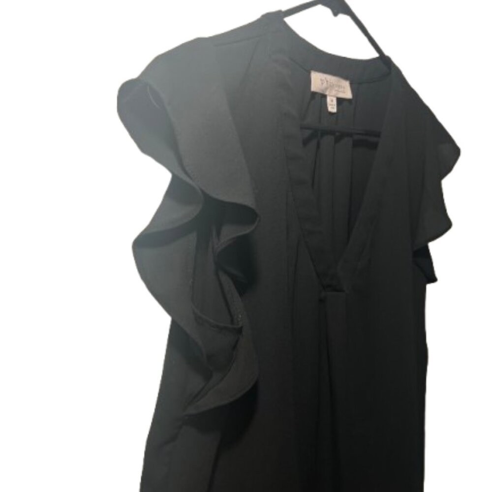 🖤 Philosophy Black Flutter Sleeve Blouse – Size Medium 🖤 - Picture 6 of 9